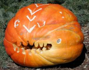 Sea Creature, Nipomo Pumpkin Patch, carving idea